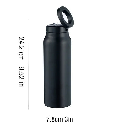 WATTEK-Cantimplora con soporte magnetico de 710ml